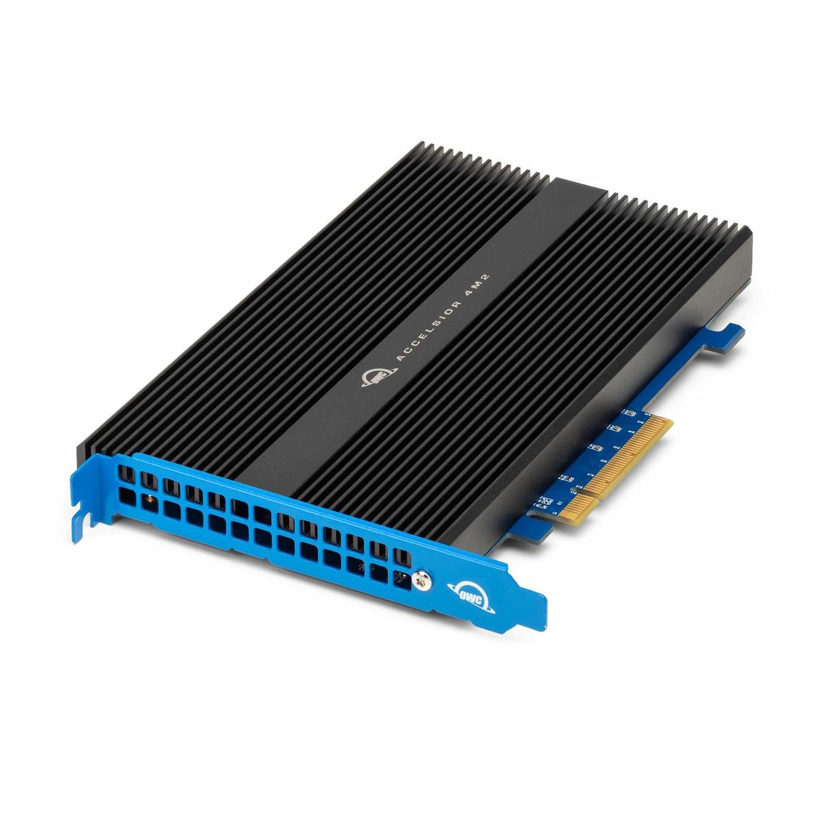 OWC Accelsior 4M2 PCIe M.2 NVMe SSD Adapter Card OWC Accelsior 4M2 PCIe M.2 NVMe SSD Adapter Card